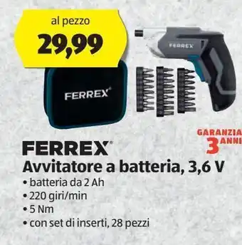 ALDI Avvitatore a batteria offerta