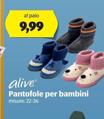 Pantofole per bambini