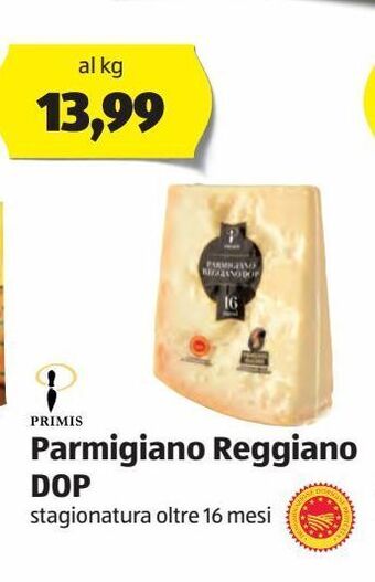 ALDI Parmigiano reggiano dop offerta