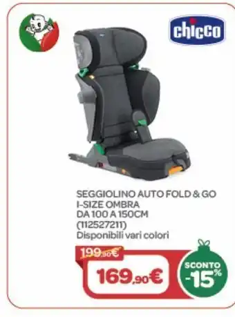 Seggiolino auto fold & go l—size ombra da 100 a 150cm