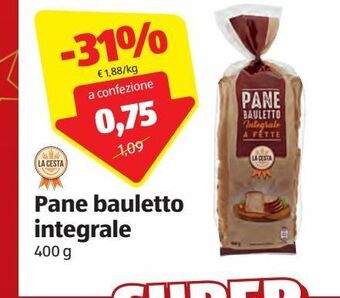 ALDI Pane bauletto integrale offerta