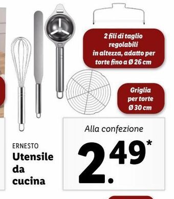 Lidl Utensili da cucina offerta