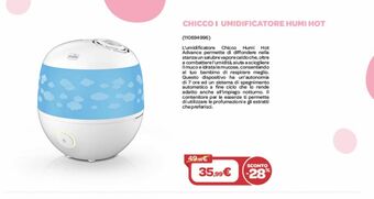 Bimbo Store Purificatore d'aria chicco offerta