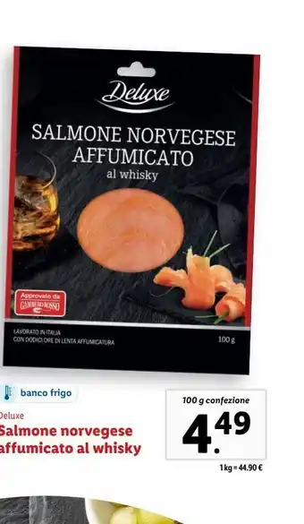 Salmone norvegese affumicato al whisky 100g