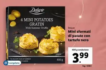 Lidl Mini sformati di patate con tartufo nero 400g offerta