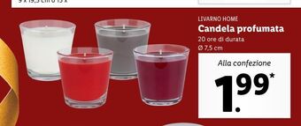 Lidl Candela profumata offerta