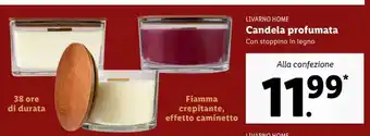 Lidl Candela profumata offerta