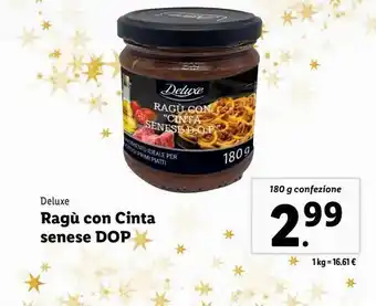 Lidl Ragù con cinta senese dop 180g offerta