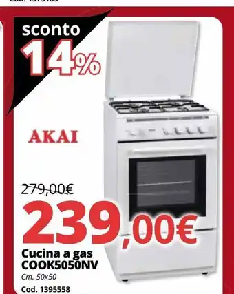 Brico Io Cucina a gas akai offerta