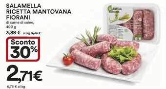 Coop Fiorani Salsicce offerta