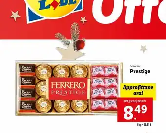 Lidl Prestige ferrero offerta