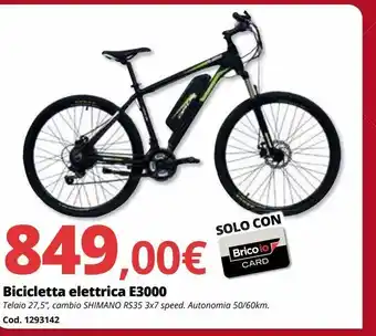 Brico Io Bicicletta elettrica offerta
