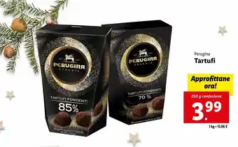 Lidl Tartufi di cioccolato perugina offerta