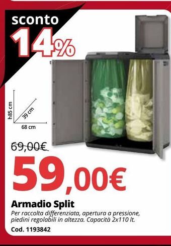 Brico Io Armadio split offerta