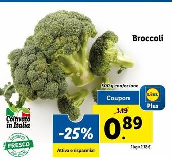Lidl Broccoli offerta