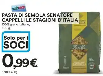 Coop Le stagioni d'italia Pasta offerta