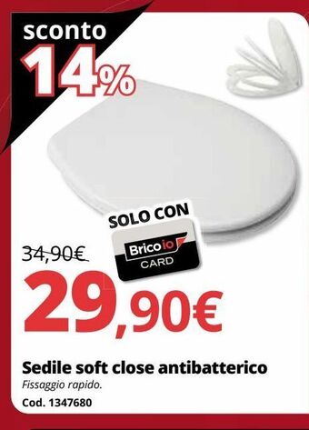 Brico Io Sedile soft close antibatterico offerta