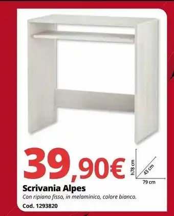 Brico Io Scrivania alpes offerta