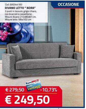 Eurobrico Divano letto offerta