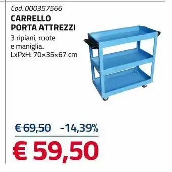 Eurobrico Carrello portautensili offerta