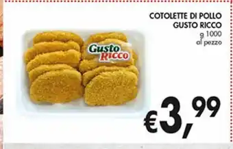 Supermercato Coal Cotolette di pollo gusto ricco offerta