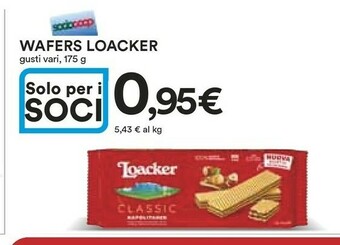 Coop Loacker Wafer offerta
