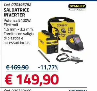 Eurobrico Saldatrice inverter stanley offerta