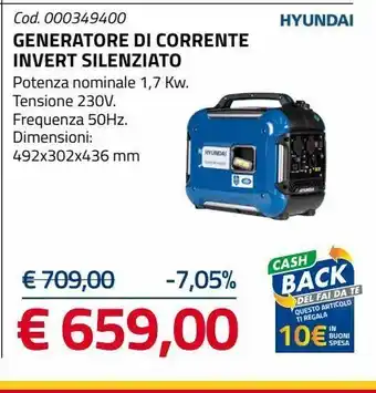 Eurobrico Generatore hyundai offerta