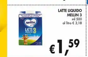 Supermercato Coal Latte liquido mellin 3 offerta