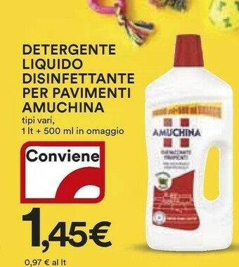 Coop Amuchina Pulizia pavimenti offerta