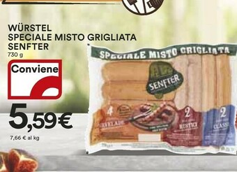 Coop Senfter Wurstel offerta