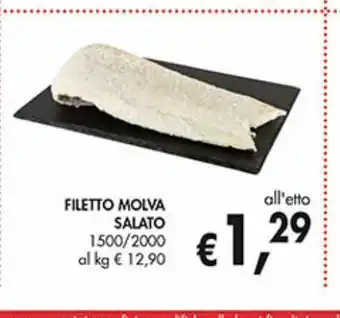 Supermercato Coal Filetto molva salato offerta