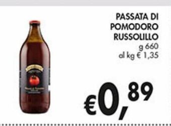 Supermercato Coal Passata di pomodoro russolillo offerta