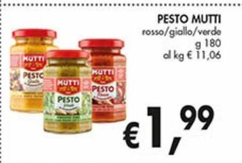 Supermercato Coal Pesto mutti offerta