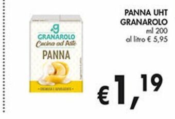 Panna uht granarolo ml 200