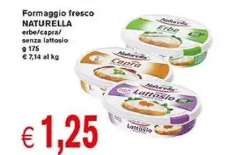Supermercato Coal Naturella Formaggio fresco erbe/capra/senza lattosio g 175 offerta