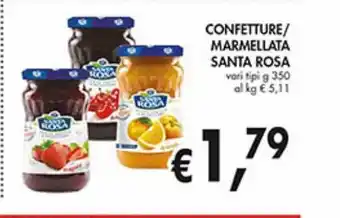 Supermercato Coal Confettura / marmellata santa rosa vari tipi g 350 offerta
