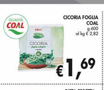 Cicoria foglia coal