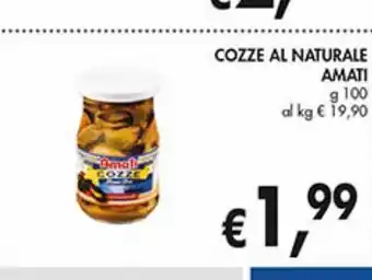 Cozze al naturale amati