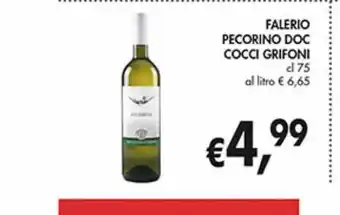 Supermercato Coal Falerio pecorino doc cocci grifoni cl 75 offerta