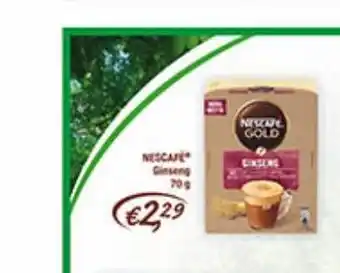Supermercato Coal Nescafè ginseng 70g offerta
