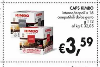 Supermercato Coal Caps kimbo offerta