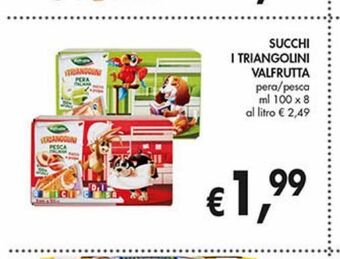 Supermercato Coal Succhi i triangolini valfrutta offerta