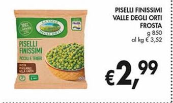 Supermercato Coal Piselli finissimi la valle degli orti frosta offerta