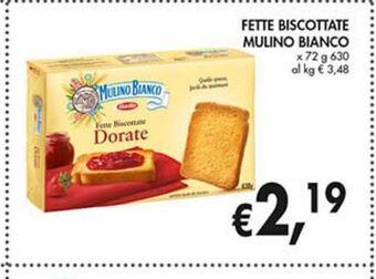 Supermercato Coal Fette biscottate mulino bianco offerta