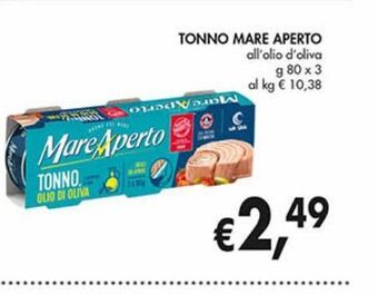 Supermercato Coal Tonno mare aperto offerta
