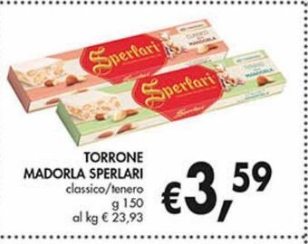 Torrone mandorla sperlari