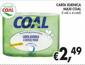 Supermercato Coal Carta igienica maxi coal offerta