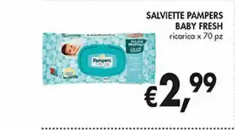 Supermercato Coal Salviette pampers baby fresh 70 pz offerta