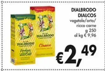 Supermercato Coal Dialbrodo dialcos vegetale/orto/ricco carne g 250 offerta